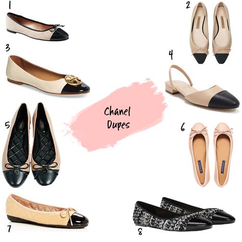 chanel slingback dupe 2022|chanel ballet flats dupe.